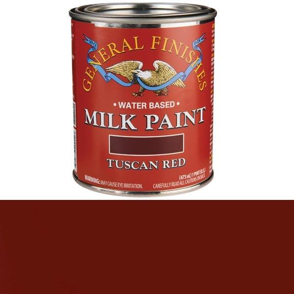 Milk Paint - Water Based - Color:Tuscan Red - Size:1 Pint